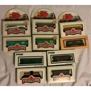 Lot Of 10 N Scale Frieght Cars, Tankers, Hoppers, Box Cars, Bachmann #1
